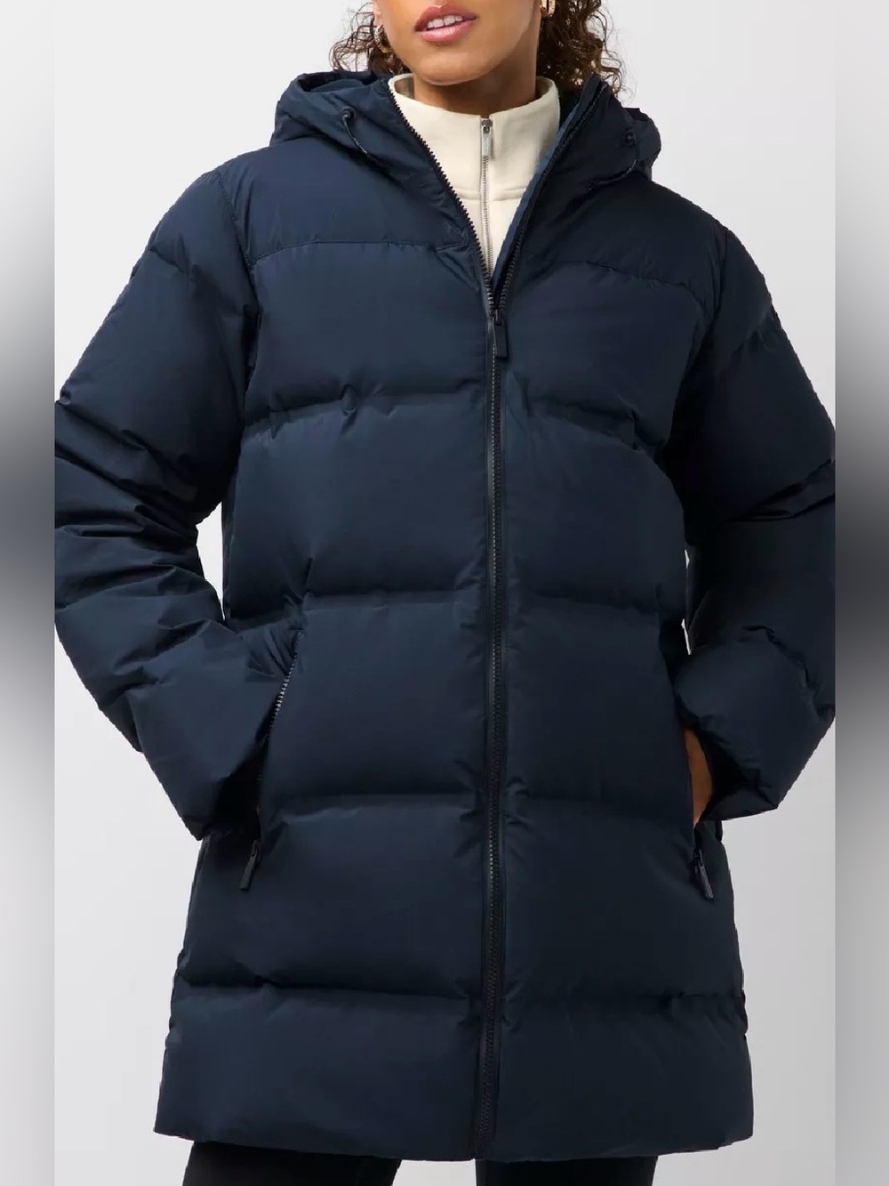 Sweaty Betty Nimbus Mid Waterproof Puffer- navy